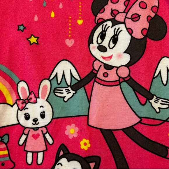 DISNEY Minnie Mouse Jersey Knit Sleepshirt Nightgown - Picture 4 of 4
